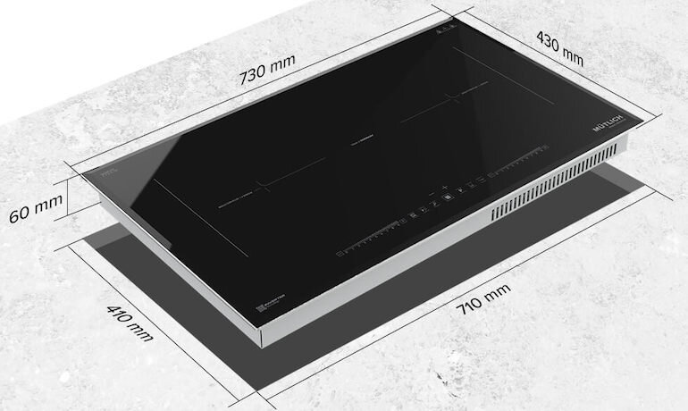 Giao diện bếp từ âm Mutlich MIG9009