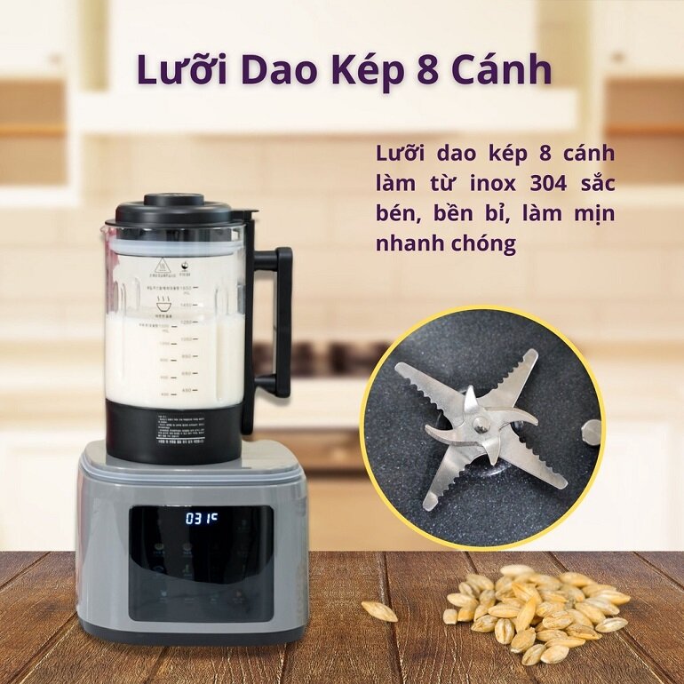 Máy làm sữa hạt 1.65L Gume GMNMM-2201