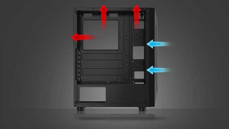 Case MSI MAG VAMPIRIC 100R | Tản nhiệt hiệu quả