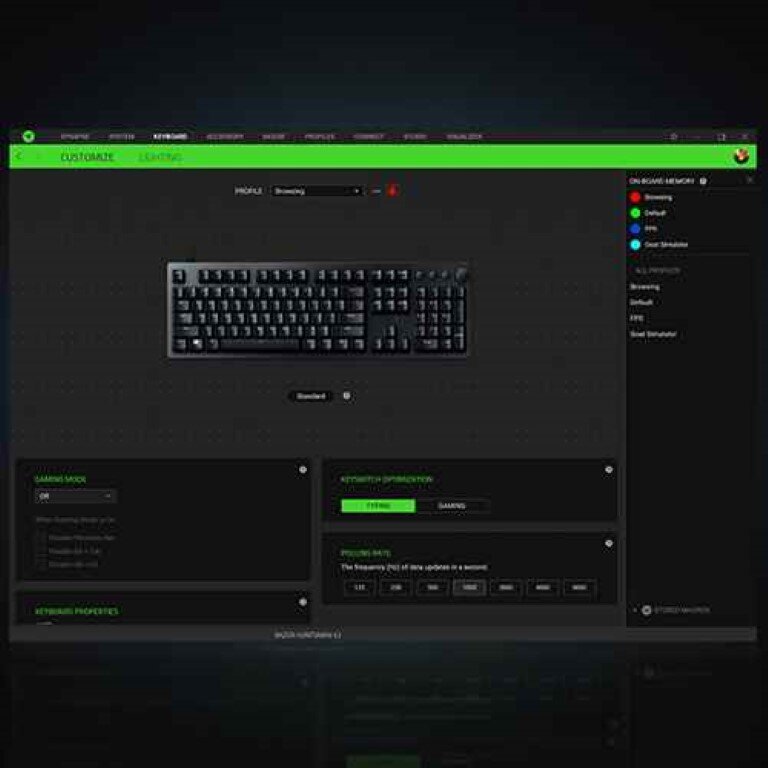 Bàn phím Razer Huntsman V2 Tenkeyless Optical
