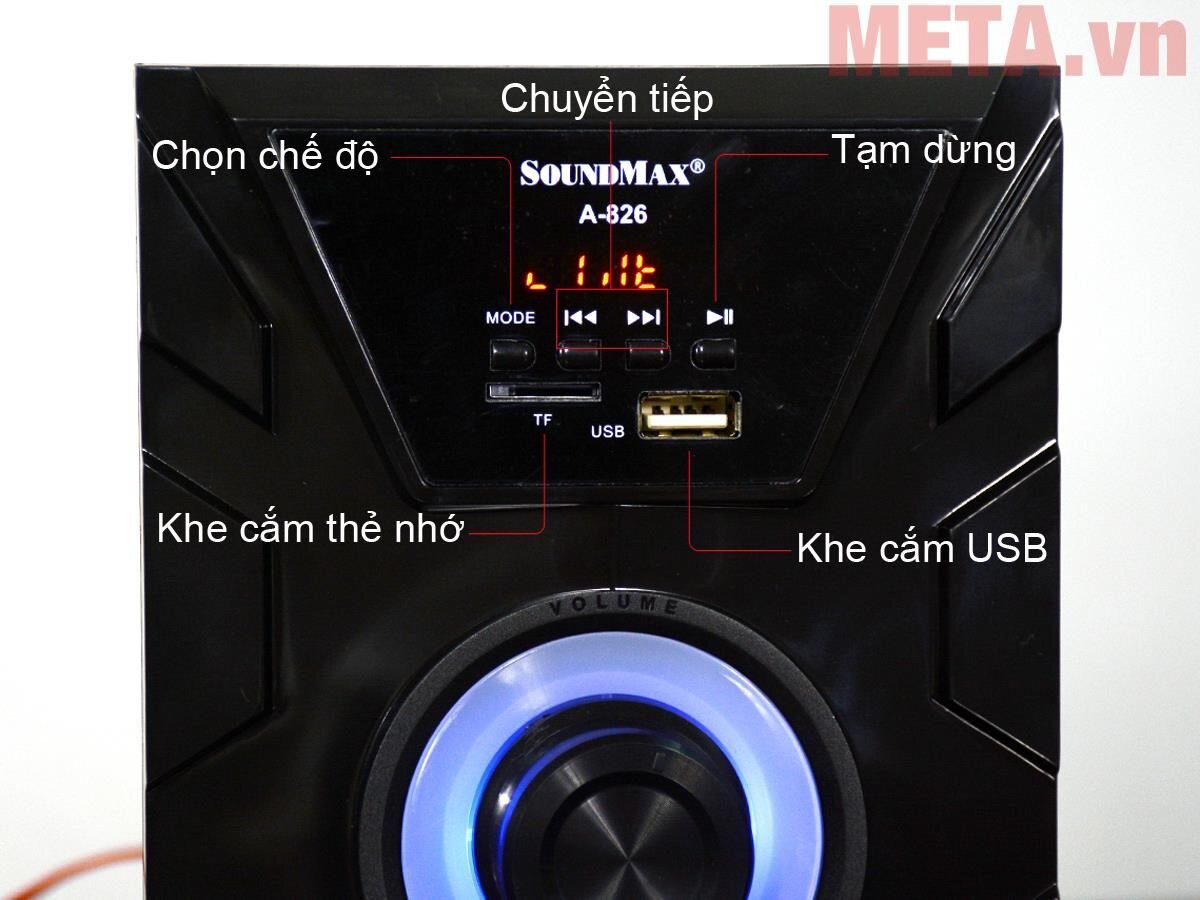 Loa vi tính Soundmax A826 2.1