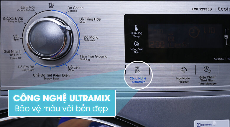 Máy giặt Electrolux Inverter 9.5 kg EWF12935S Máy giặt Electrolux Inverter 9.5 kg EWF12935S