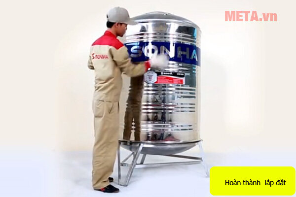 Bồn nước inox Sơn Hà đứng SH700 (F720) - 700 lít