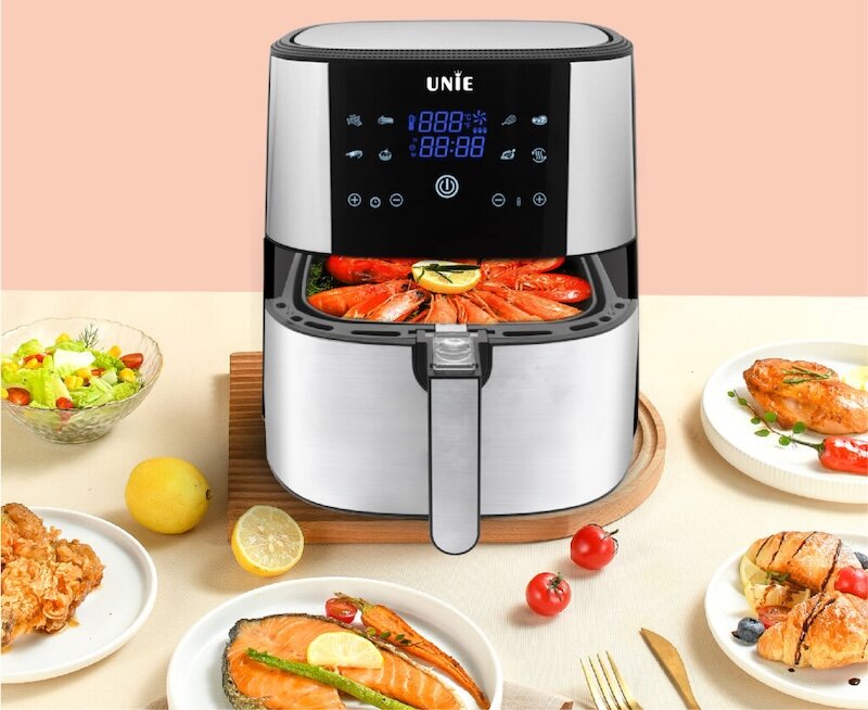 Nồi chiên không dầu Unie UE-800 sở hữu dung tích lý tưởng