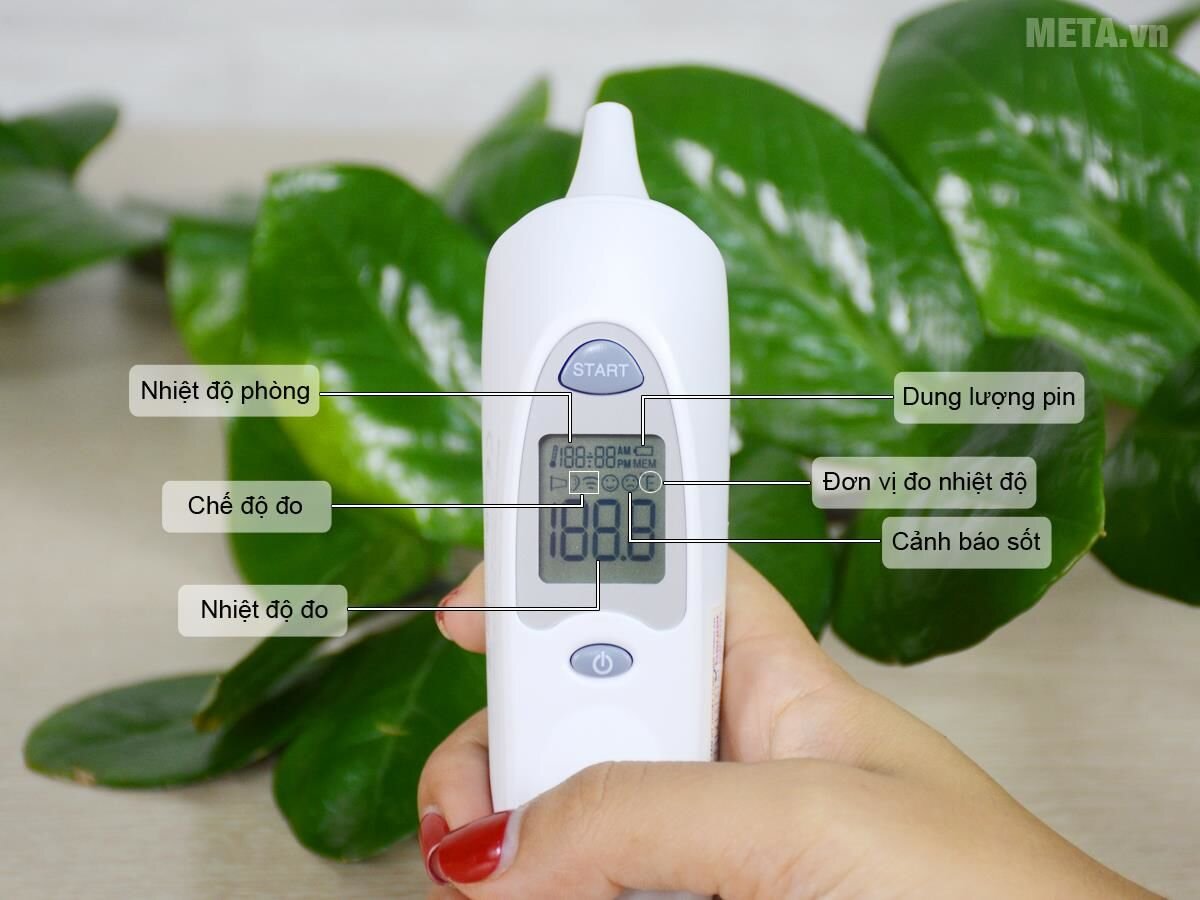 Nhiệt kế điện tử đo tai Beurer FT58 Nhiệt kế điện tử đo tai Beurer FT58