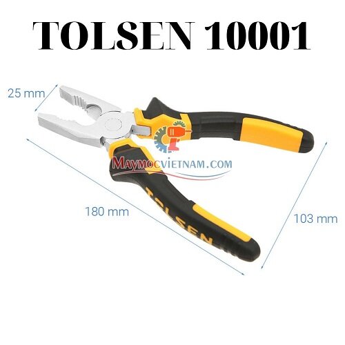 Kềm Răng Tolsen 10001 18cm