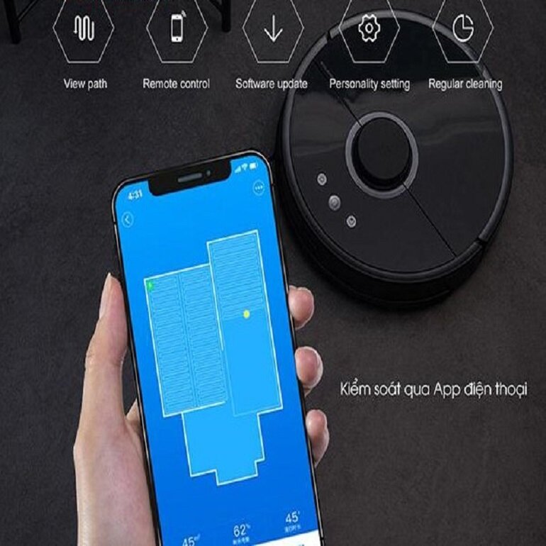 Robot hút bụi lau nhà Xiaomi Roborock Gen 2 S50