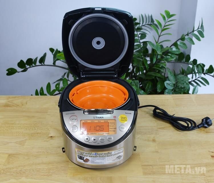 Nồi cơm điện tử cao tần Tiger JKT-S10W 1 lít