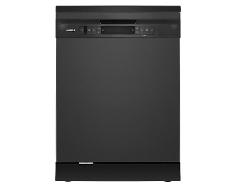 Máy rửa bát Hafele HDW-F605B sở hữu thiết kế sang trọng với gam màu đen thời thượng