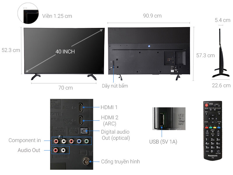 Tivi Panasonic 40 inch TH-40E400V