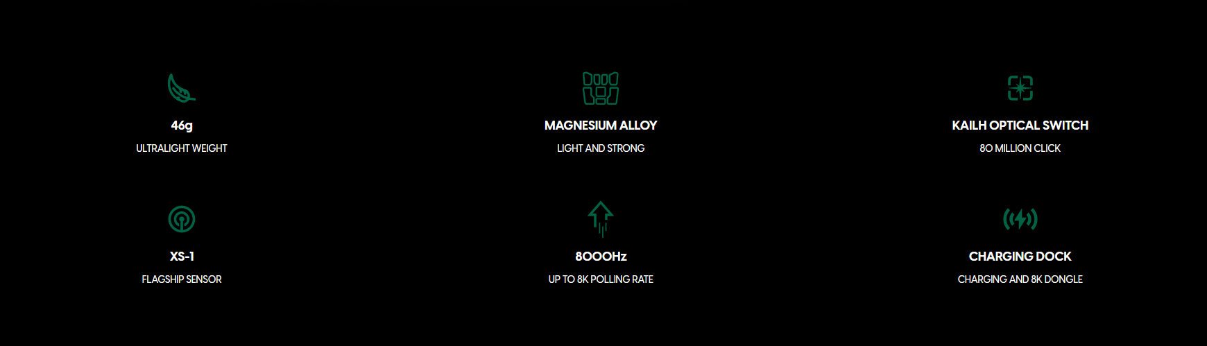 Chuột Gaming không dây Pulsar Feinmann F01 Wireless Magnesium mouse First Edition Black [LTD 5000] 3