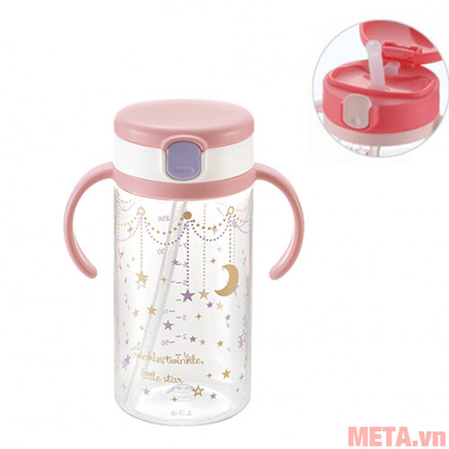 Cốc ống hút Richell RC41032 320ml