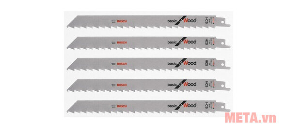 Lưỡi cưa kiếm Bosch S 1111 K - Gỗ (5 lưỡi) Lưỡi cưa kiếm Bosch S 1111 K - Gỗ (5 lưỡi)