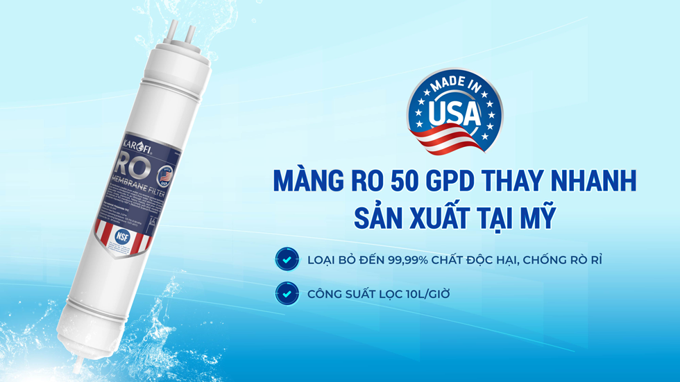 Máy lọc nước RO Karofi 