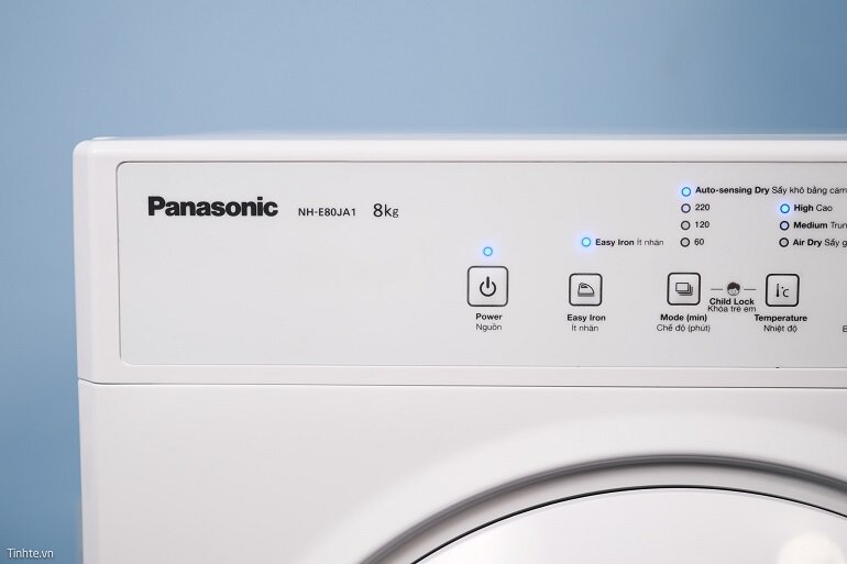 Bảng điều khiển Panasonic NH-E80JA1WVT 8 kg