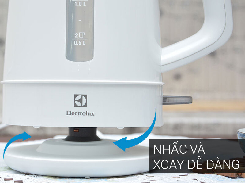 Bình siêu tốc Electrolux EEK1303W 1.5 lít Bình siêu tốc Electrolux EEK1303W 1.5 lít
