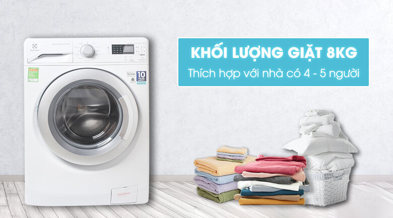 Máy giặt Electrolux Inverter 8 kg EWF12853 Máy giặt Electrolux Inverter 8 kg EWF12853