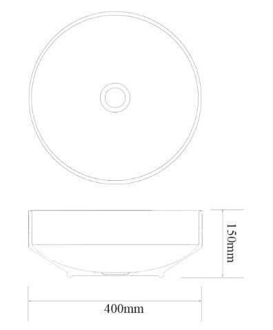 Bản vẽ kỹ thuật chậu rửa mặt lavabo sứ hoa văn Kanly SU312