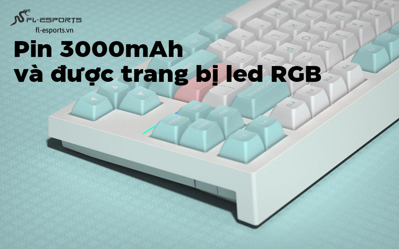 Bàn phím cơ Không dây FL-Esport FL750 SAM Marshmallow