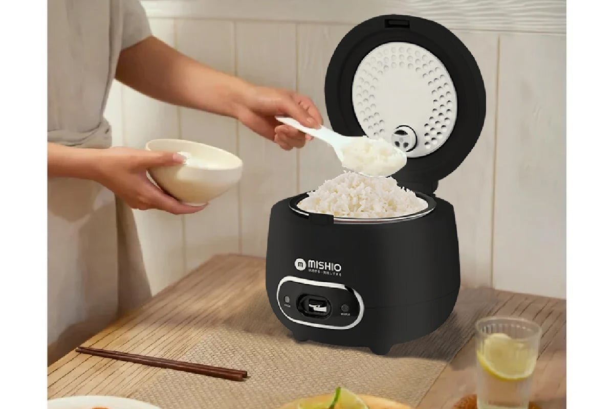 Nồi cơm điện men đá Mishio MK233 Nồi cơm điện men đá Mishio MK233