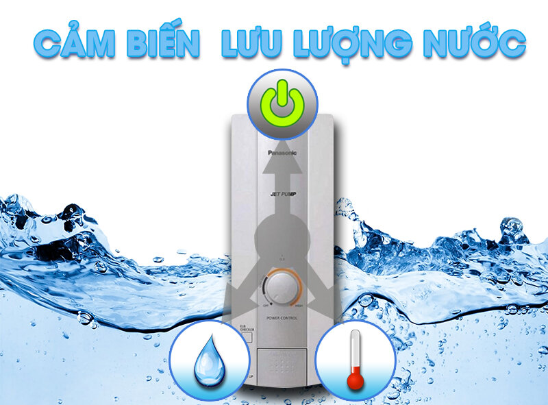 Máy nước nóng Panasonic DH-4HP1W 4.5 kW Máy nước nóng Panasonic DH-4HP1W 4.5 kW
