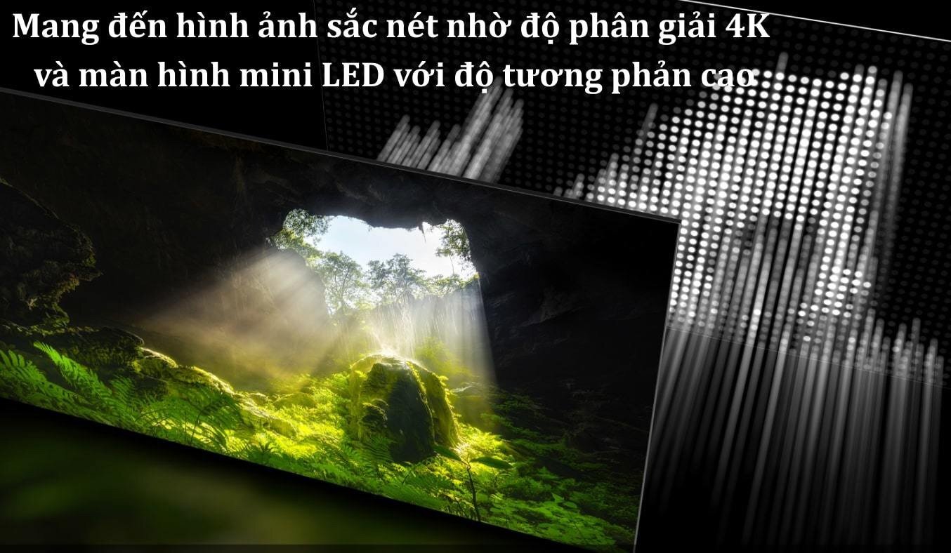 TV TCL 4K 65C755 mang lại hìn ảnh sắc nét