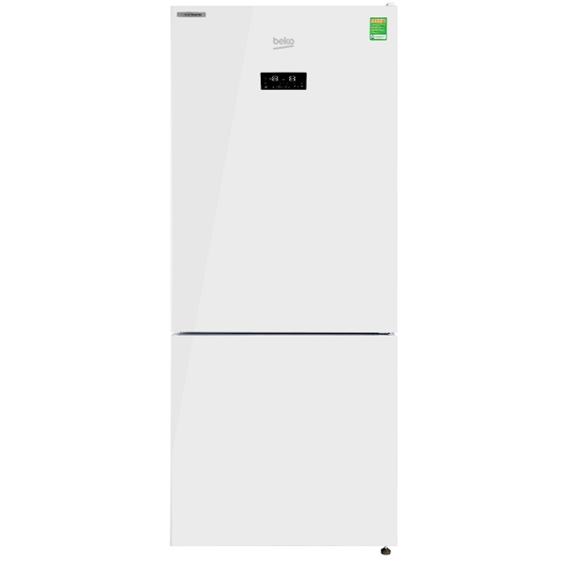 Tủ lạnh Beko Inverter 396 lít RCNT415E50VZGW thiết kế ngăn đá dưới tiện dụng (Ảnh: dienmayxanh).