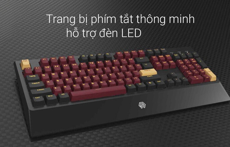Bàn phím cơ Akko MOJIKE GK1 Black Red | Trang bị phím tắt thông minh