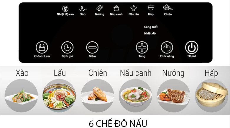 Bếp hồng ngoại Midea MIR-T2015DC Bếp hồng ngoại Midea MIR-T2015DC