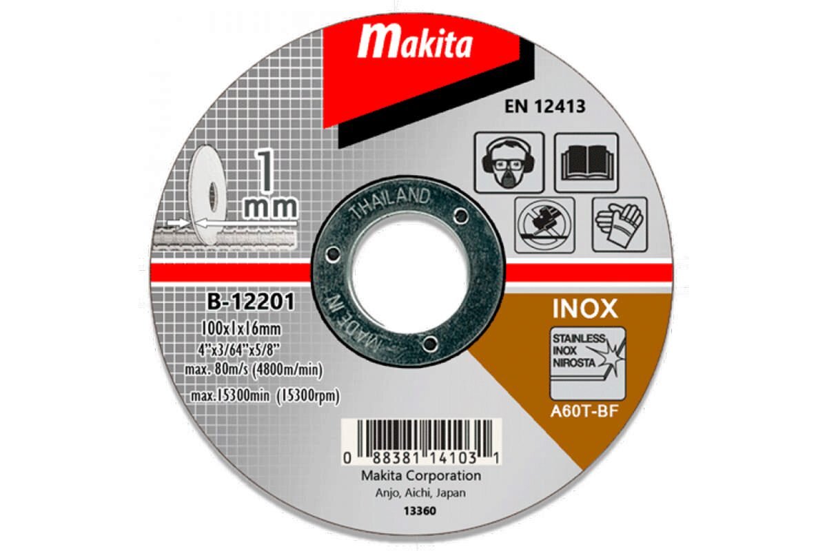 Đá cắt mỏng 100X1.0X16 Makita B-12201