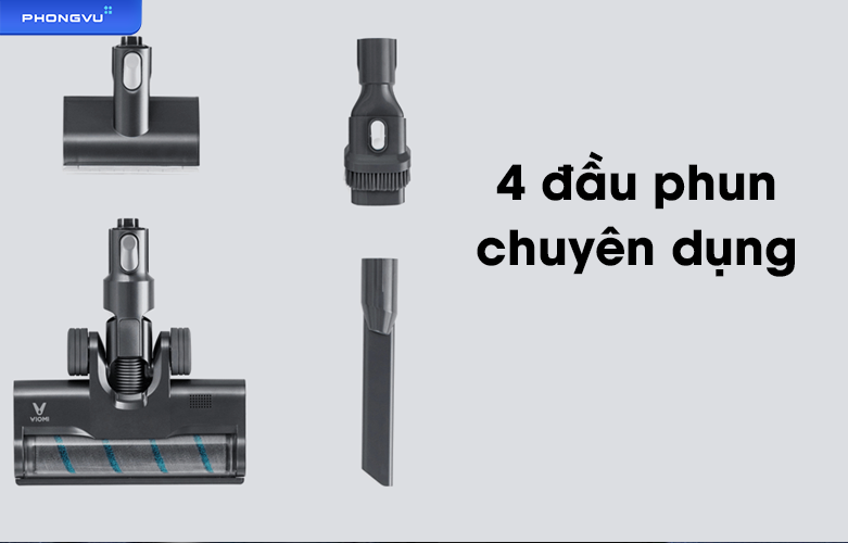 Máy hút bụi lau nhà Viomi Aeolus 9 | 4 đầu phun chuyên dụng