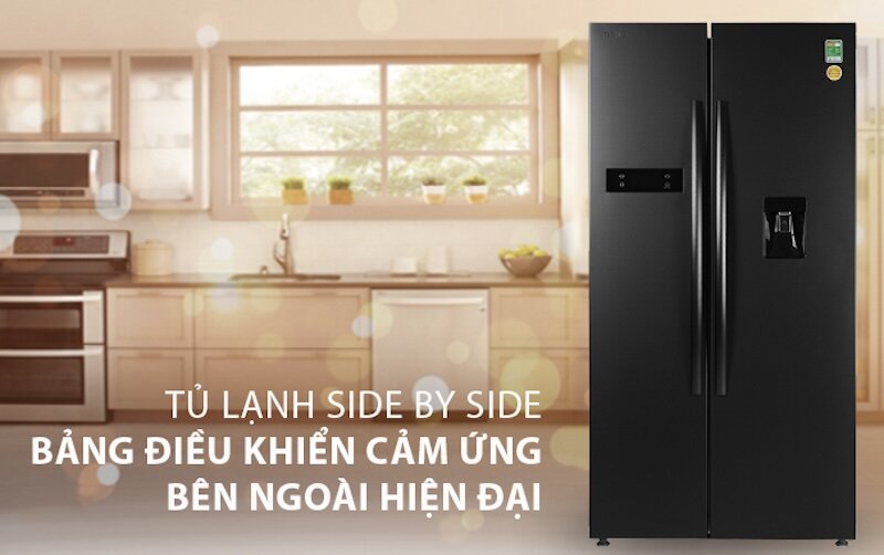 Tủ lạnh Toshiba Inverter 513 lít GR-RS682WE-PMV(06)-MG thiết kế thời thượng, nâng tầm không gian sống