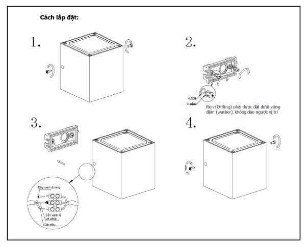 Đèn Gắn Tường Trang Trí Ngoài Trời LED NBL1291 Ánh Sáng Vàng (Sao chép) Đèn Gắn Tường Trang Trí Ngoài Trời LED NBL1291 Ánh Sáng Vàng (Sao chép)