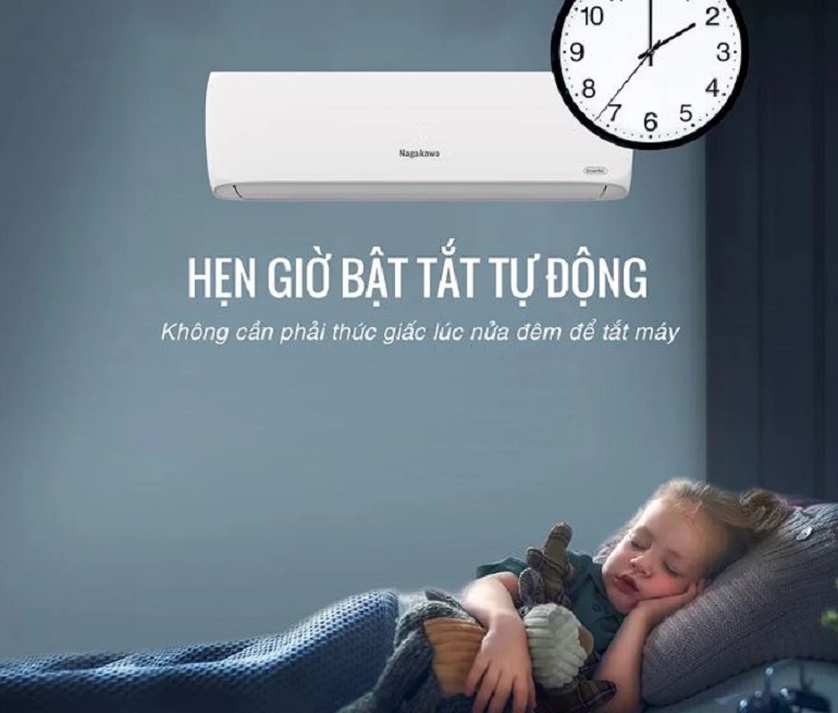 Điều hòa Nagakawa Inverter 9000 BTU 1 chiều NIS-C09R2H12 gas R-32 3 điều hòa Nagakawa NIS-C09R2H12