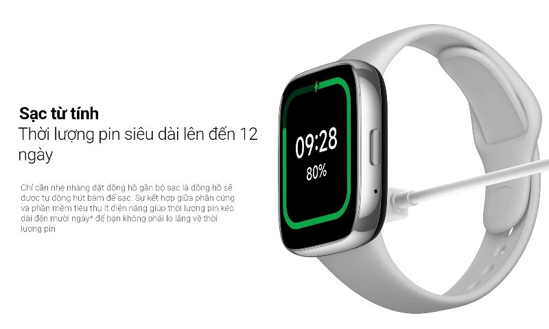 Đồng hồ thông minh Xiaomi Redmi Watch 3 Active pin