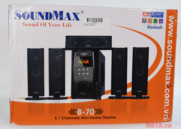 Loa SoundMax bluetooth B70 - 5.1