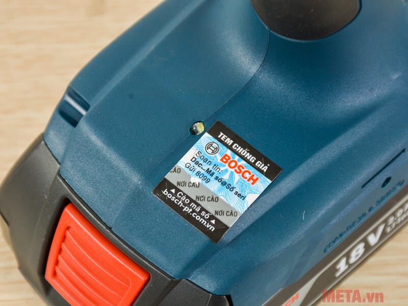 Máy khoan vặn vít dùng pin 18V Bosch GSR 185-LI 06019K30K1