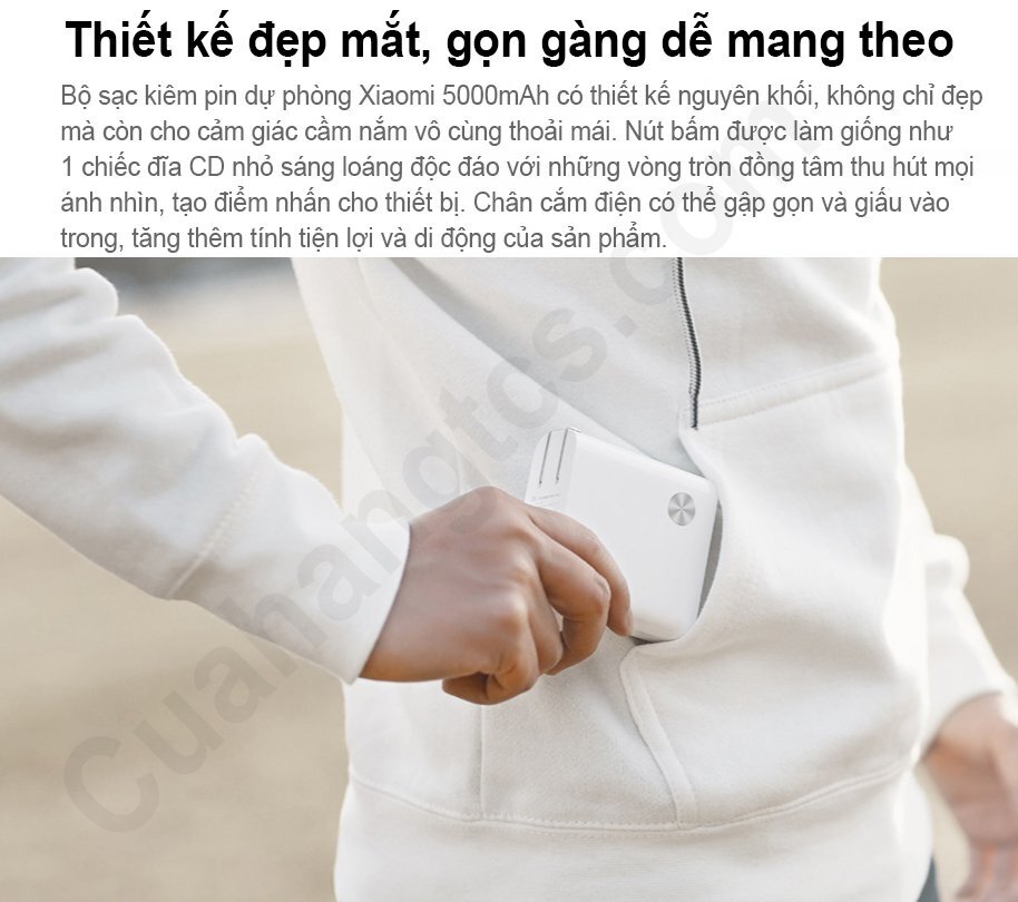 Củ sạc kiêm pin dự phòng Xiaomi CBQ01ZM