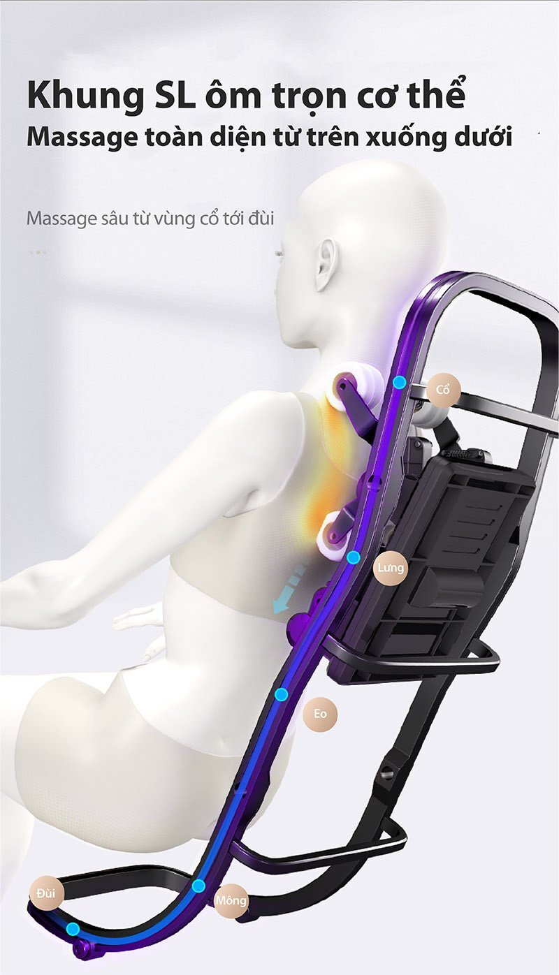 Khung SL ôm trọn cột sống của bạn