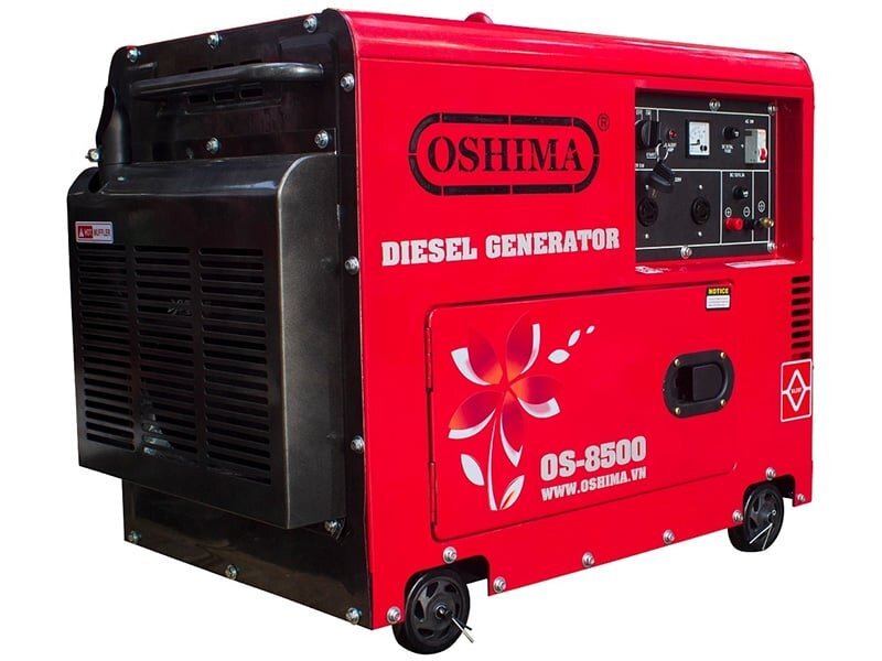 Thiết kế máy phát điện chạy dầu Oshima OS 8500 (7KVA)