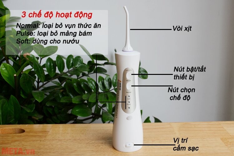 Máy tăm nước cầm tay Rio DCIR (DCIR2)