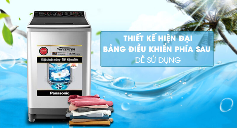 Máy giặt Panasonic NA-FS16V7SRV - inverter, 16kg