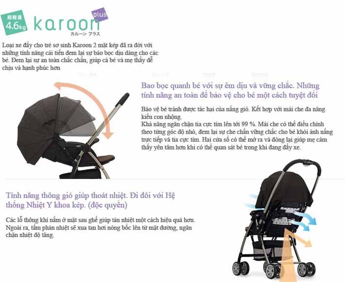  Xe đẩy Aprica Karoon PK Aqua 92552