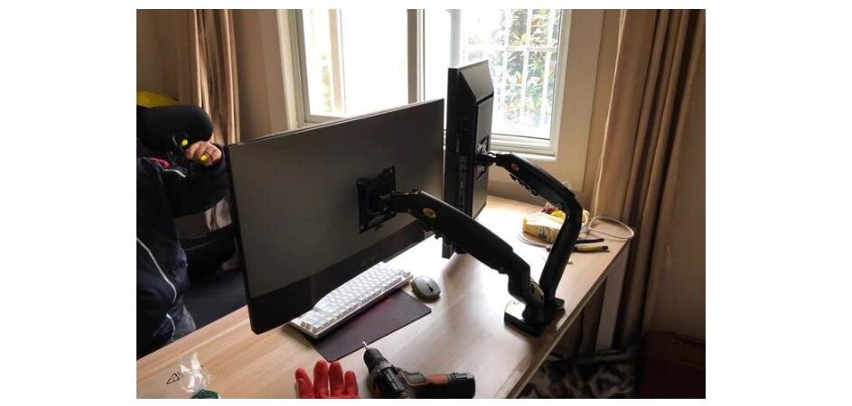 Giá đỡ màn máy tính North Bayou F160 Màu Xám 5