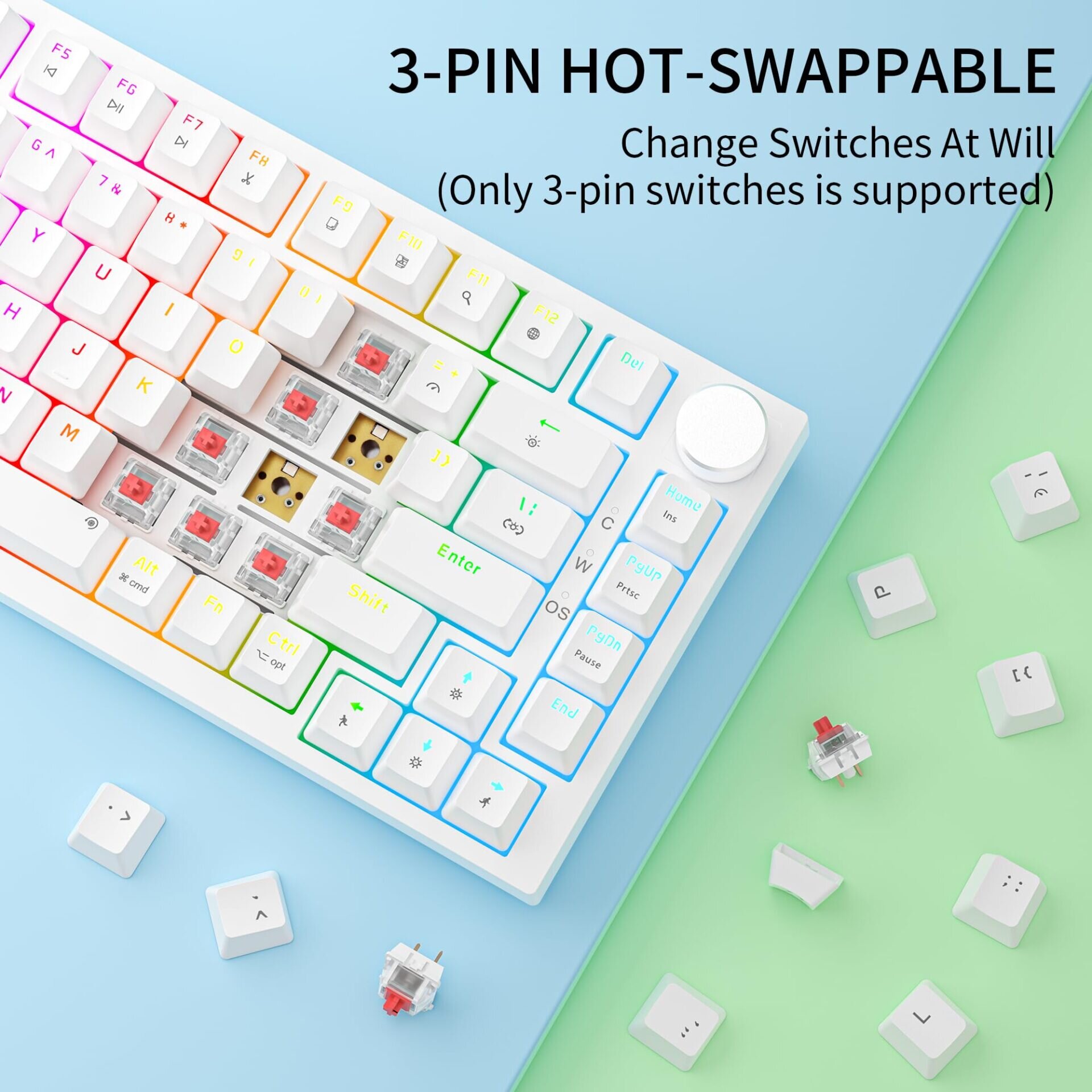 Bàn phím cơ có dây Gaming Newmen GM326 5