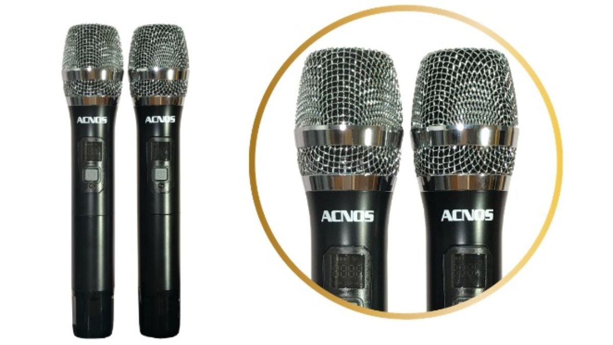 Cặp micro không dây UHF ACNOS