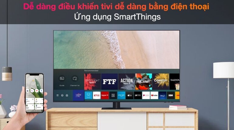 Smart Tivi QLED Samsung 75 inch 4K QA75Q70A