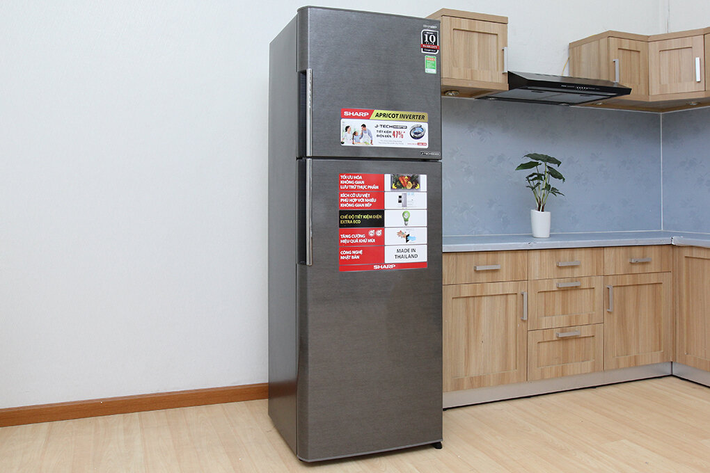 Tủ lạnh Sharp 342 lít SJ-X346E-DS Tủ lạnh Sharp 342 lít SJ-X346E-DS