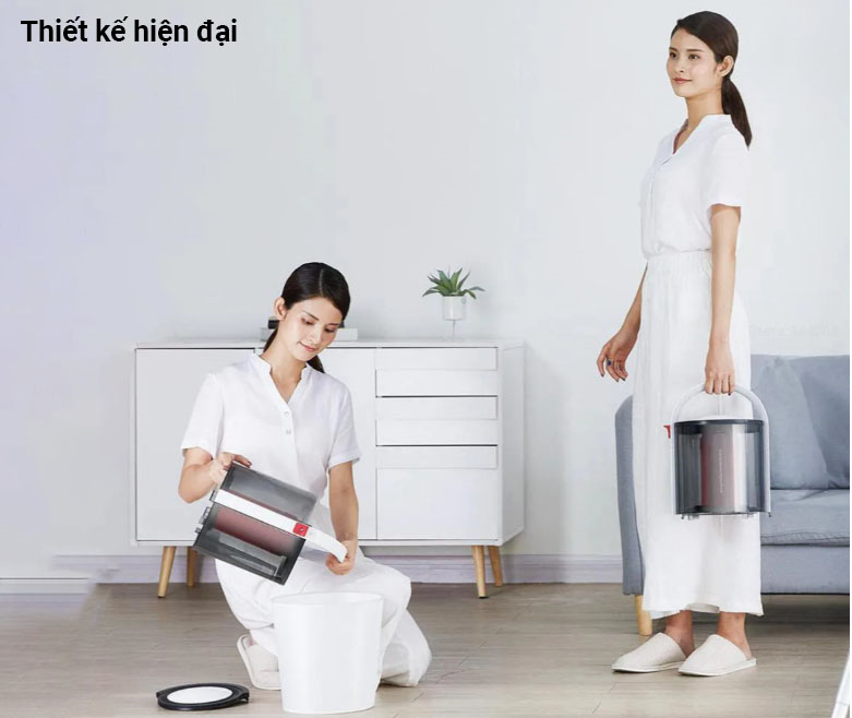 Máy hút bụi khô và ướt Deerma TJ200 | Thiết kế hiện đại