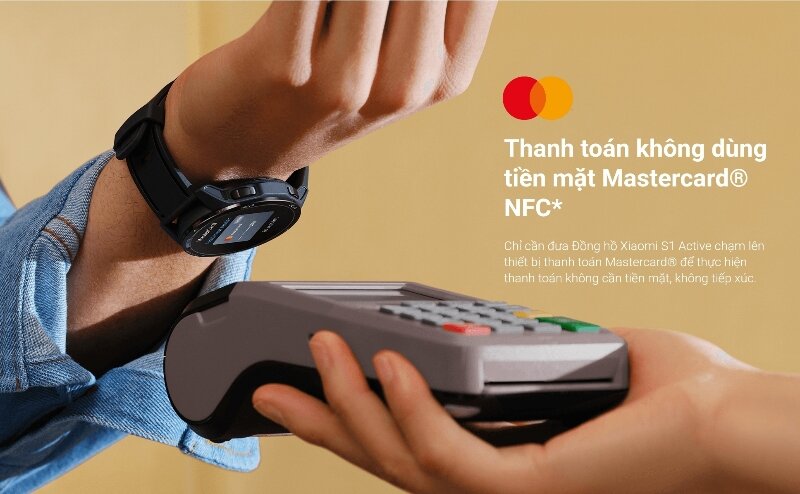 Đồng hồ thông minh Xiaomi S1 Active thanh toán
